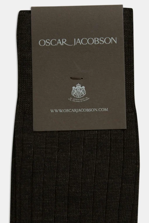 Mid-length Ribbed Wool Stretch Socks