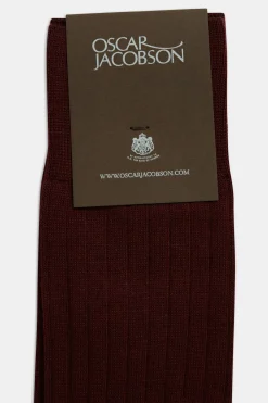 Mid-length Ribbed Wool Stretch Socks