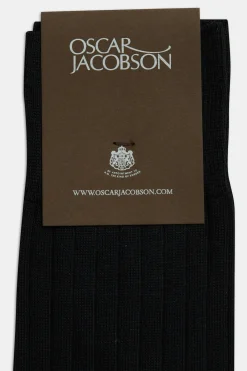 Mid-length Ribbed Wool Stretch Socks
