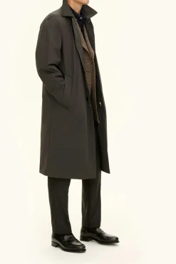 Nylon Shell Raglan Coat