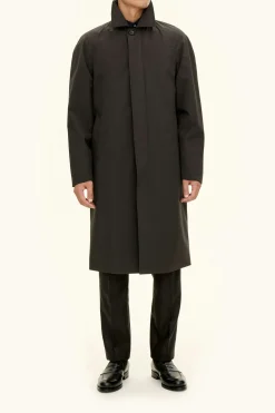 Nylon Shell Raglan Coat