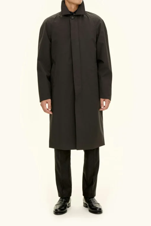 Nylon Shell Raglan Coat