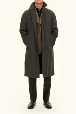 Nylon Shell Raglan Coat