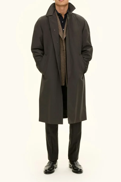 Nylon Shell Raglan Coat