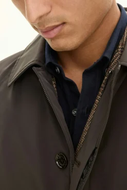Nylon Shell Raglan Coat
