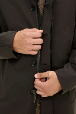 Nylon Shell Raglan Coat
