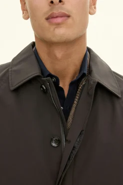 Nylon Shell Raglan Coat