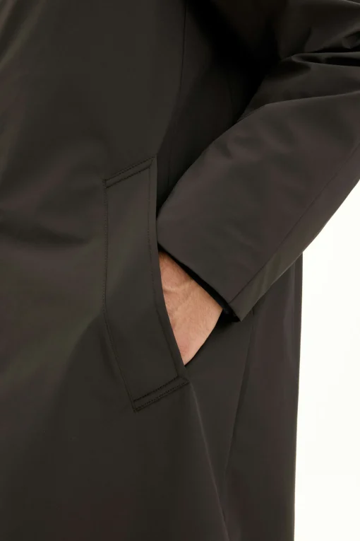 Nylon Shell Raglan Coat