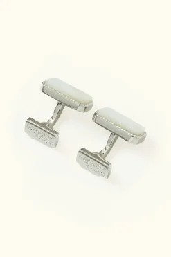Rectangle Mother of Pearl Cufflink
