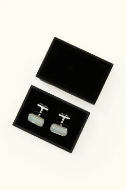 Rectangle Mother of Pearl Cufflink