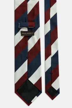 Regimental Stripe Silk Tie