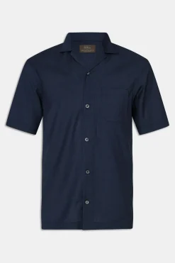 Regular Fit Bowling Collar Shirt