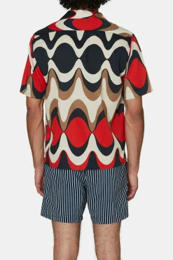 Regular Fit Bowling Collar Shirt