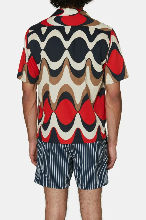 Regular Fit Bowling Collar Shirt