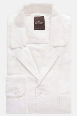 Regular Fit Bowling Collar Shirt