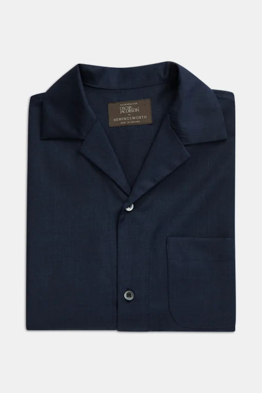 Regular Fit Bowling Collar Shirt
