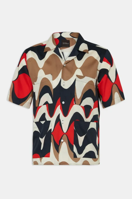 Regular Fit Bowling Collar Shirt