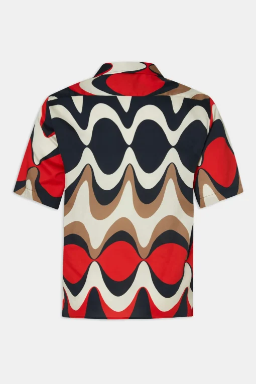 Regular Fit Bowling Collar Shirt