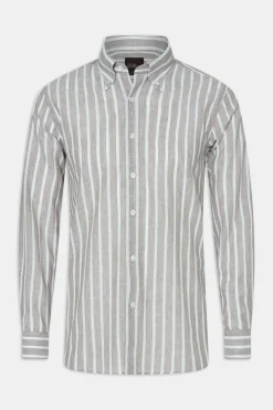Regular Fit Button Down Cottolin Shirt