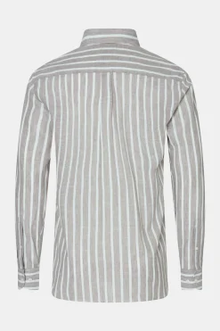 Regular Fit Button Down Cottolin Shirt