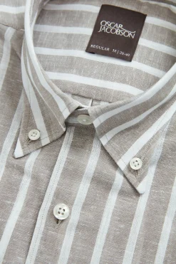 Regular Fit Button Down Cottolin Shirt