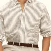 Regular Fit Button Down Linen Shirt