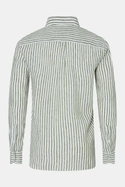 Regular Fit Button Down Linen Shirt