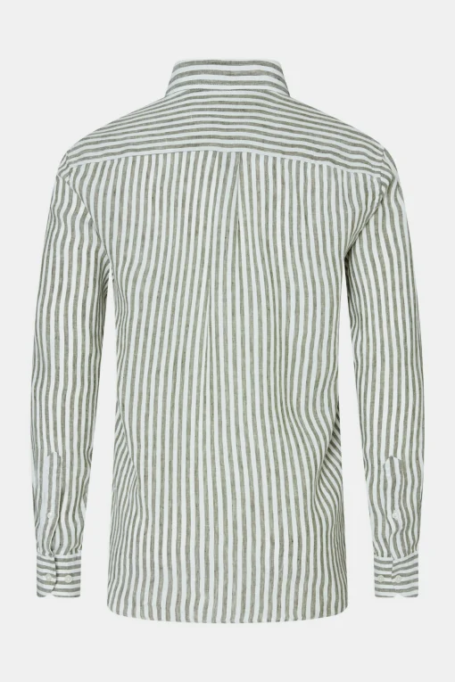 Regular Fit Button Down Linen Shirt