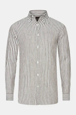 Regular Fit Button Down Linen Shirt