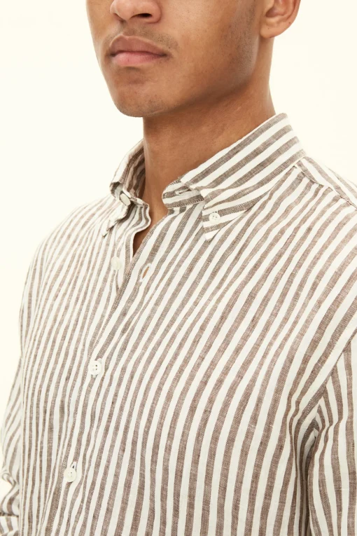 Regular Fit Button Down Linen Shirt