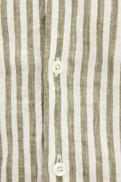 Regular Fit Button Down Linen Shirt