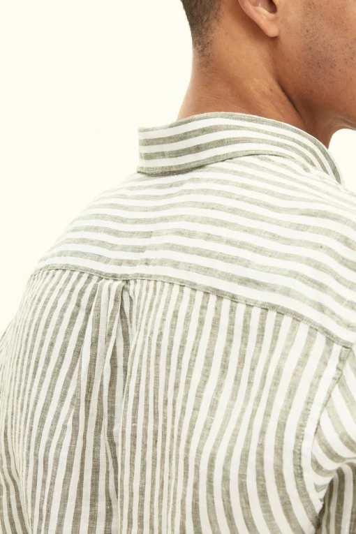 Regular Fit Button Down Linen Shirt