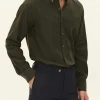 Regular Fit Button Down Twill Shirt