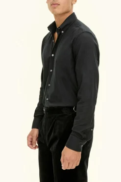 Regular Fit Button Down Twill Shirt