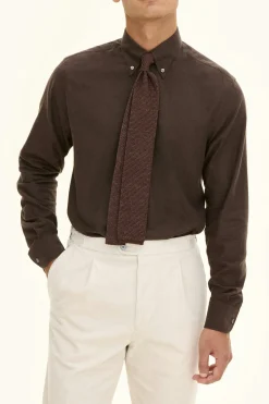 Regular Fit Button Down Twill Shirt