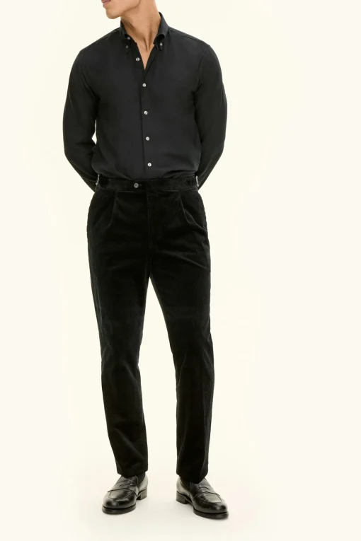 Regular Fit Button Down Twill Shirt