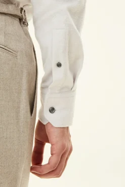 Regular Fit Button Down Twill Shirt