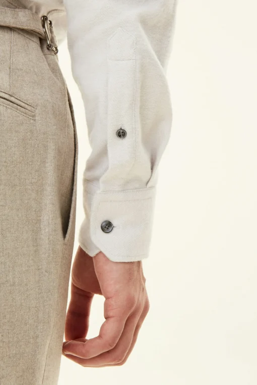 Regular Fit Button Down Twill Shirt