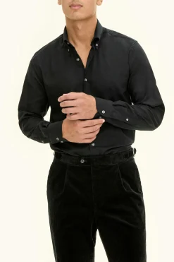Regular Fit Button Down Twill Shirt