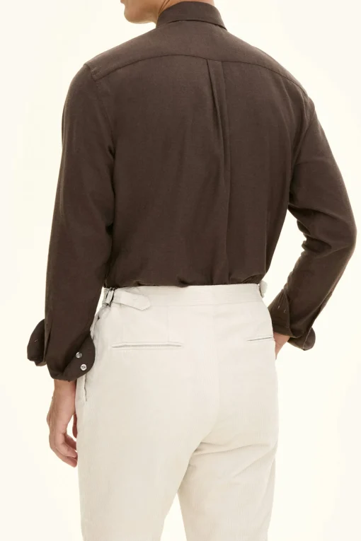 Regular Fit Button Down Twill Shirt