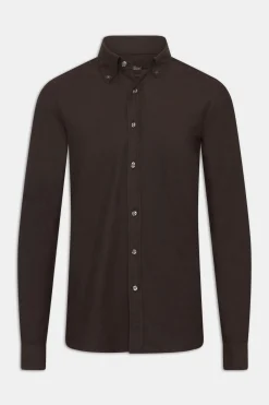 Regular Fit Button Down Twill Shirt