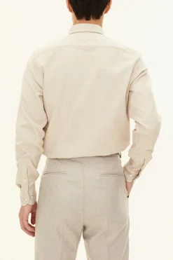 Regular Fit Button Down Twill Shirt