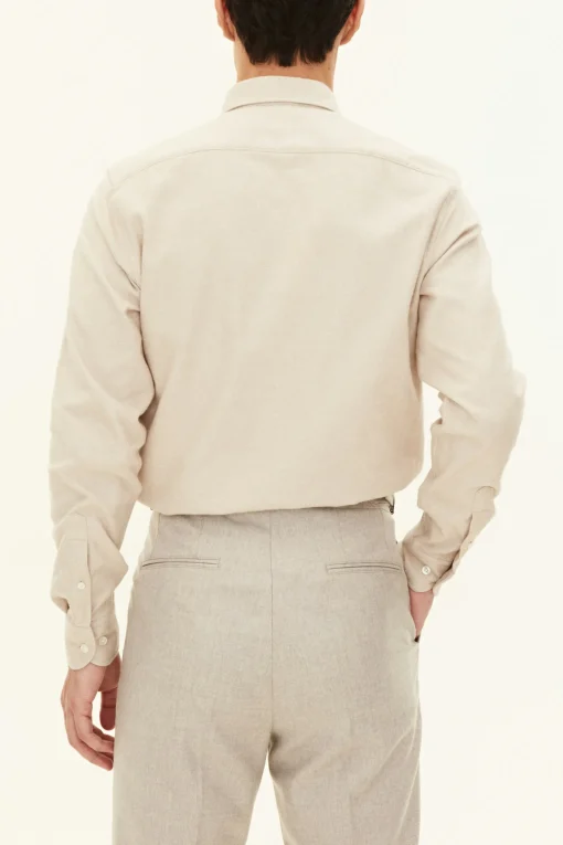 Regular Fit Button Down Twill Shirt