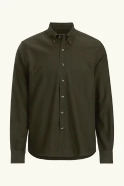 Regular Fit Button Down Twill Shirt