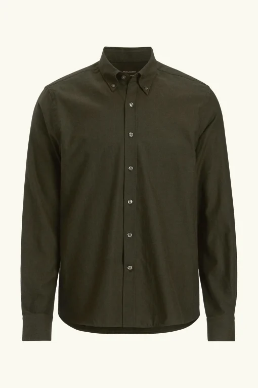 Regular Fit Button Down Twill Shirt