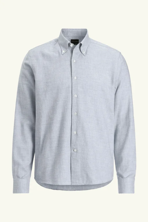 Regular Fit Button Down Twill Shirt