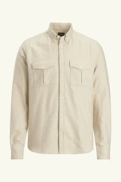Regular Fit Button Down Twill Shirt