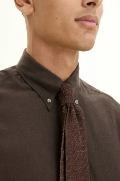 Regular Fit Button Down Twill Shirt