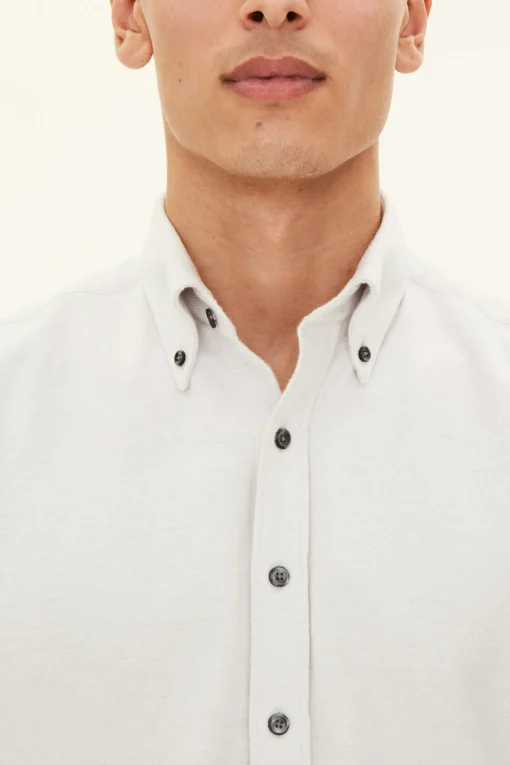 Regular Fit Button Down Twill Shirt