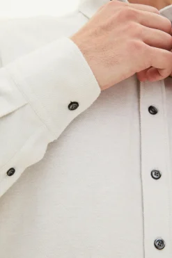 Regular Fit Button Down Twill Shirt
